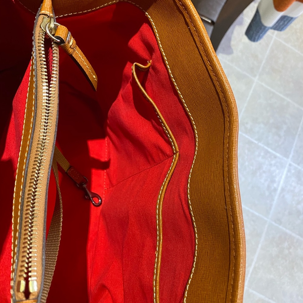 Dooney & Bourke Steffano leather satchel - Picture 6 of 12